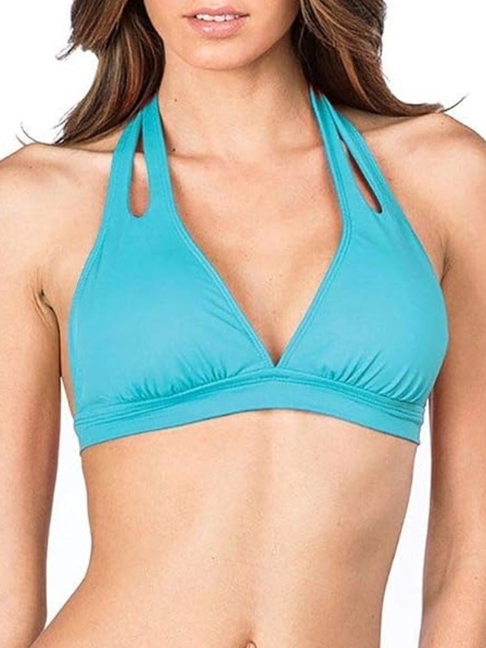 La Blanca Island Goddess Halter Bikini Top Size 6